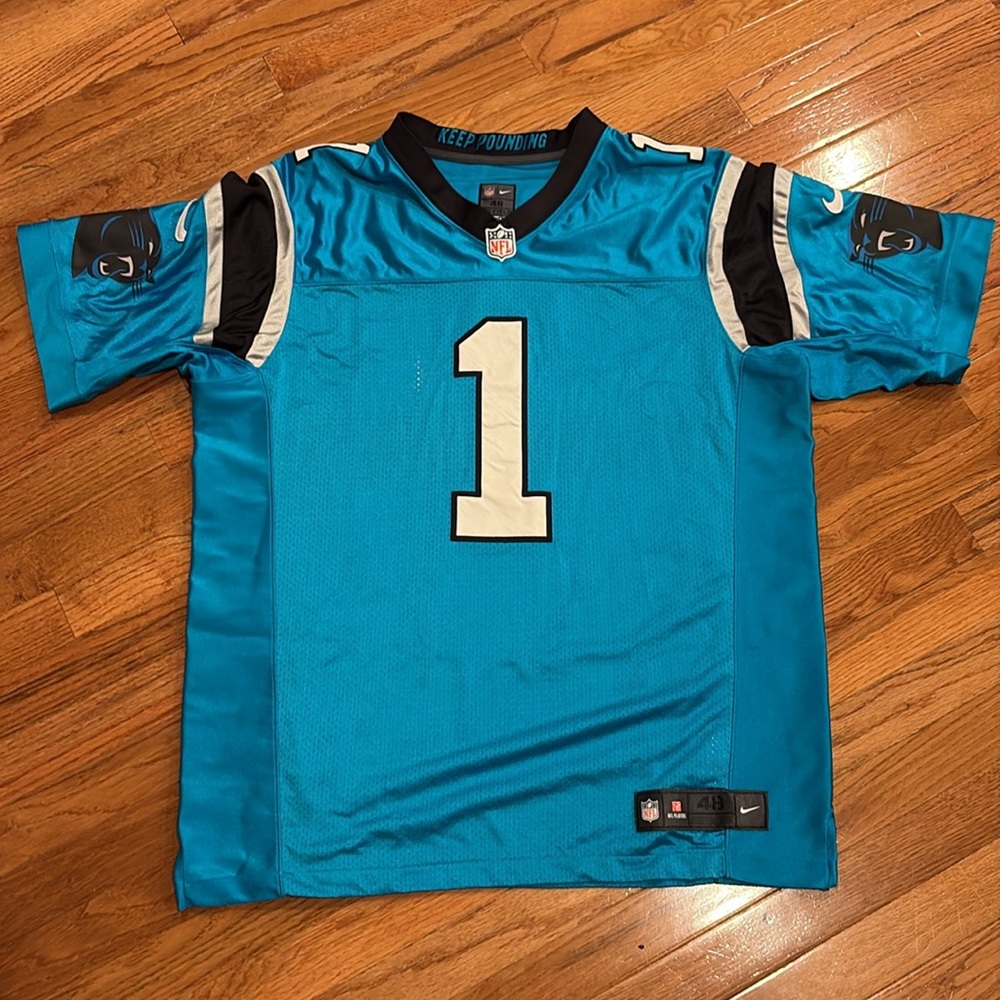 Carolina Panthers nike Cam Newton #1 Jersey Sz. 48